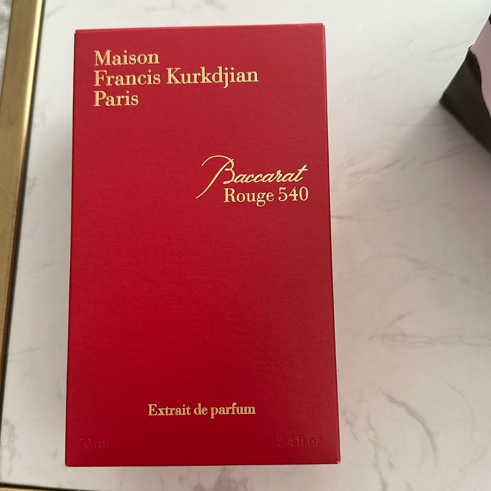 Maison Francis kurkdjian Baccarat rouge 540 empty box to regift or store